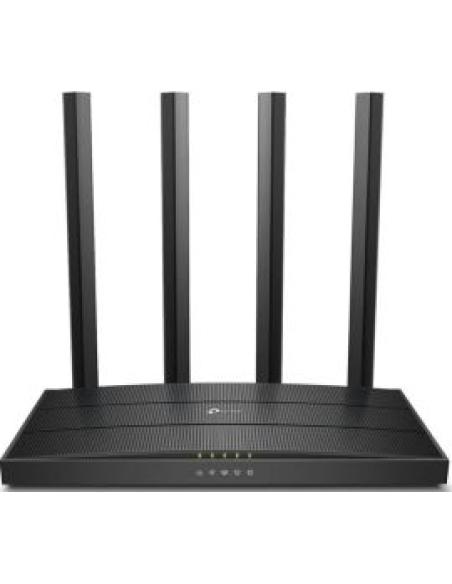 router ac1200 wifi gigabit dual band 2.4ghz hasta 300mbps 5ghz hasta 867mbps 4 antenas externas 1 antena interna 4 puertos lan 1