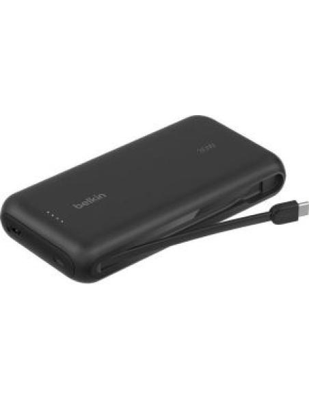 powerbank 20000mah carga rapida 30w puerto de salidad usb-a usb-c negro