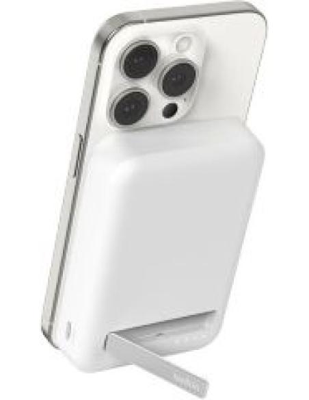 powerbank boost charge 10000mah magnetica con qi2 de 15w blanca