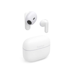 Hama 00221753 Freedom Light II, True Wireless Stereo (TWS), Llamadas/Música, Auriculares, Blanco