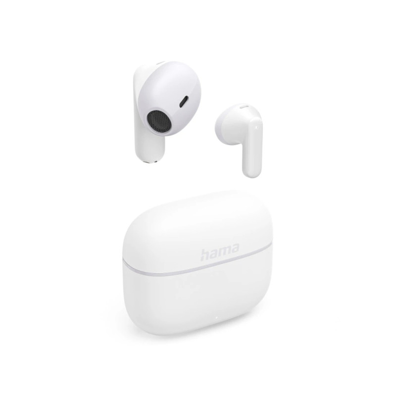 Hama 00221753 Freedom Light II, True Wireless Stereo (TWS), Llamadas/Música, Auriculares, Blanco