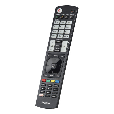 Hama 00221061 00221061, TV, IR inalámbrico, Botones, Negro