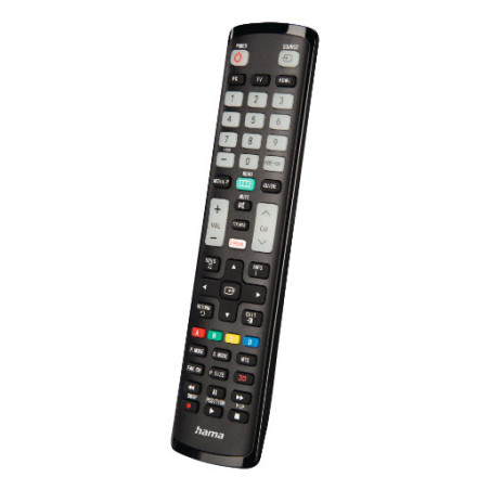 Hama 00221060 00221060, TV, IR inalámbrico, Botones, Negro
