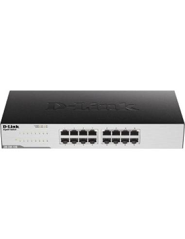 switch 16 puertos rj45 10/100/1000mbps sobremesa