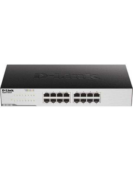 switch 16 puertos rj45 10/100/1000mbps sobremesa