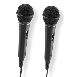 Hama 00046002 Karaoke, Micrófono para karaoke, -75 dB, 100 - 10000 Hz, 600 Ω, Unidireccional, Alámbrico 2