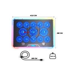 Spirit of Gamer SOG-VE1300RGB AIRBLADE 1300 RGB, 43,2 cm (17"), 13 pieza(s), 8 cm, 6 cm, 169 cfm, 25 dB 2