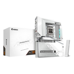 GIGABYTE X870 A STEALTH ICE X870 AORUS STEALTH ICE Placa Base – Compatible con procesadores AMD Ryzen 9000, VRM digital de