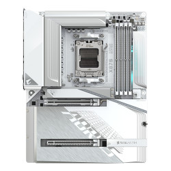 GIGABYTE X870 A STEALTH ICE X870 AORUS STEALTH ICE Placa Base – Compatible con procesadores AMD Ryzen 9000, VRM digital de 2