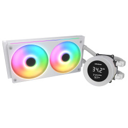 COUGAR 3MPUA240.0002 CGR-PSDVARGB-W-240, Sistema de refrigeración líquida todo en uno, 12 cm, 700 RPM, 2500 RPM, Blanco 2