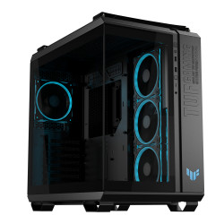 ASUS 90DC0090-B19020 TUF GAMING GT502 Horizon TG ARGB Black, Midi Tower, PC, Negro, ATX, micro ATX, Mini-ITX, Juego, 16,3 cm
