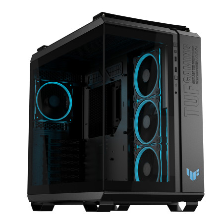 ASUS 90DC0090-B19020 TUF GAMING GT502 Horizon TG ARGB Black, Midi Tower, PC, Negro, ATX, micro ATX, Mini-ITX, Juego, 16,3 cm