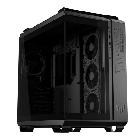 ASUS 90DC0090-B19020 TUF GAMING GT502 Horizon TG ARGB Black, Midi Tower, PC, Negro, ATX, micro ATX, Mini-ITX, Juego, 16,3 cm