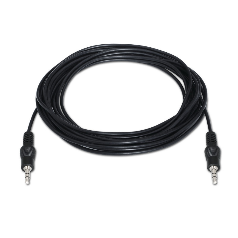 AISENS A128-0143 A128-0143, 3,5mm, Macho, 3,5mm, Macho, 3 m, Negro