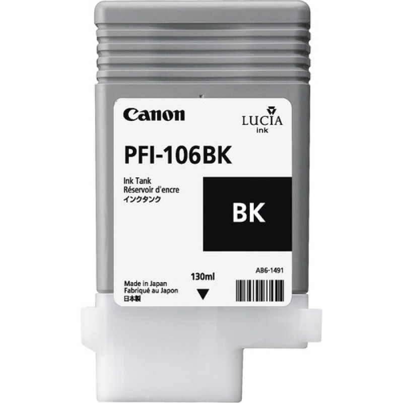 Canon 6621B001 PFI-106 BK, Foto negro, Tinta a base de colorante, 1 pieza(s)