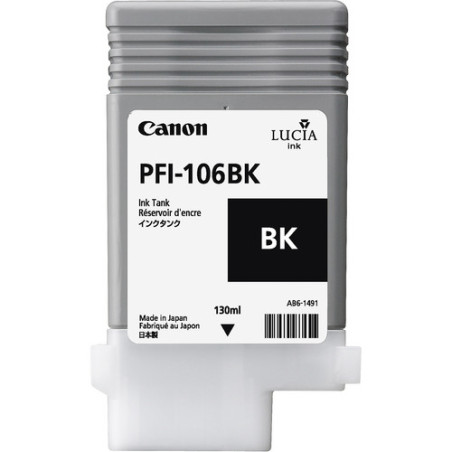 Canon 6621B001 PFI-106 BK, Foto negro, Tinta a base de colorante, 1 pieza(s)