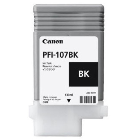 Canon 6705B001 PFI-107BK, Negro, Tinta a base de pigmentos, 1 pieza(s)