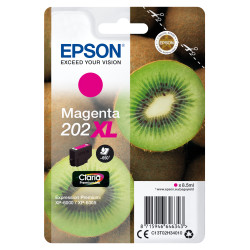 Epson C13T02H34010 Kiwi Singlepack Magenta 202XL Claria Premium Ink, Alto rendimiento (XL), Magenta, Tinta a base de pigmentos,