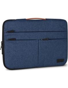 maletin para portatil hasta 14' air padding 360 sleeve con asa bolsillo exterior y cierre doble cremalllera material poliester a