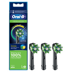 Oral-B BRAEB50_3FFS BRAEB50_3FFS, 3 pieza(s), Negro, 3 mes(es)