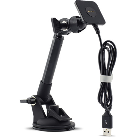 Crosscall CAR2.BO X-CAR PRO, Auto, Encendedor de cigarrillos, USB, Cargador inalámbrico, 1 m, Negro