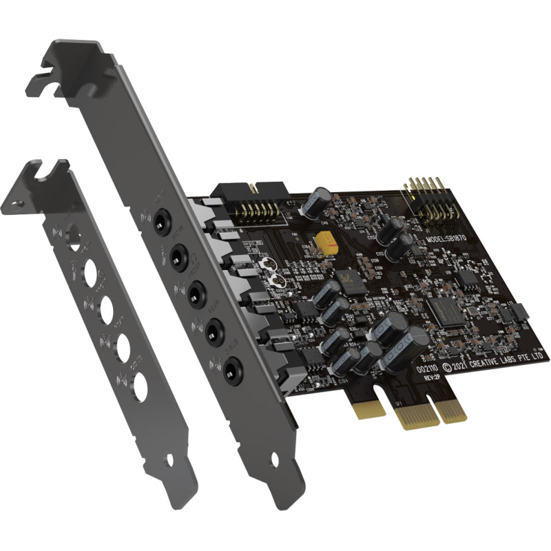 Creative Labs 70SB187000000 Sound blaster audigy fx v2, 5.1 canales, Interno, 24 bit, 120 dB, PCI-E