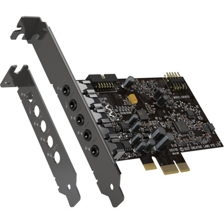 Creative Labs 70SB187000000 Sound blaster audigy fx v2, 5.1 canales, Interno, 24 bit, 120 dB, PCI-E