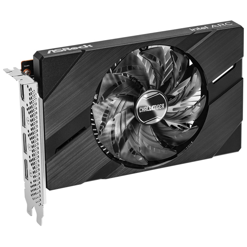 Asrock 90-GA3KZZ-00UANF Challenger Intel Arc A380 ITX 6GB OC, Arc A380, 6 GB, GDDR6, 96 bit, 7680 x 4320 Pixeles, PCI Express