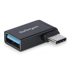 StarTech.com USB31CAADGCPRA Adaptador Acodado USB-C a USB-A - USB Tipo C - Conversor Compacto USB Tipo C Macho a USB Hembra -