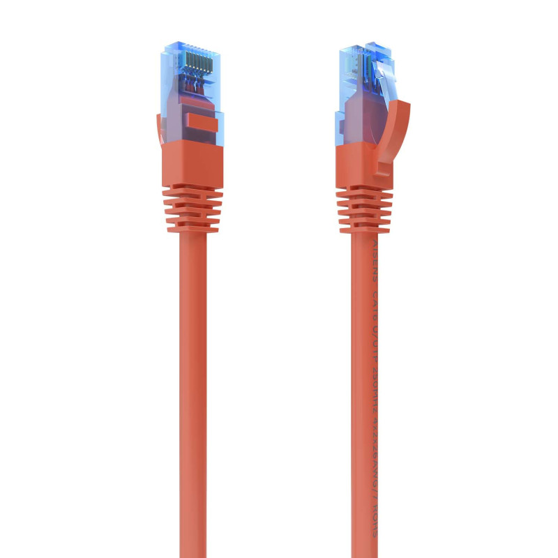 AISENS A135-0790 Cable De Red Latiguillo RJ45 Cat.6 UTP AWG26 CCA, Rojo, 1.5 m, 1,5 m, Cat6, U/UTP (UTP), RJ-45, RJ-45, Rojo