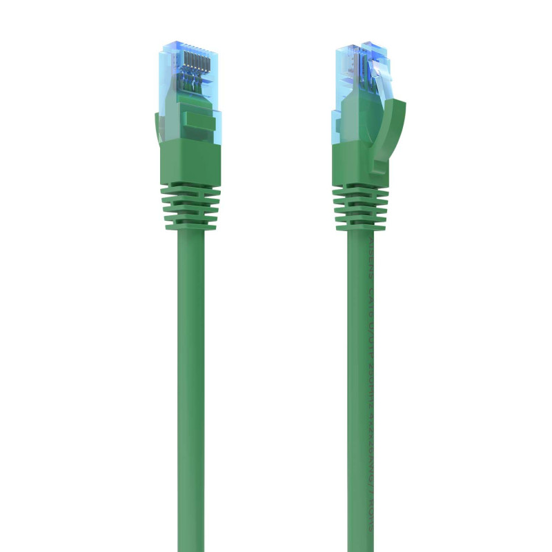 AISENS A135-0811 Cable De Red Latiguillo RJ45 Cat.6 UTP AWG26 CCA, Verde, 2.0 m, 2 m, Cat6, U/UTP (UTP), RJ-45, RJ-45, Verde