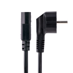 StarTech.com 713E-3M-POWER-CORD Cable de 3m (10 pies) de Alimentación para Ordenador, 18AWG, UE Schuko a C13, 250V 10A, Cable 2