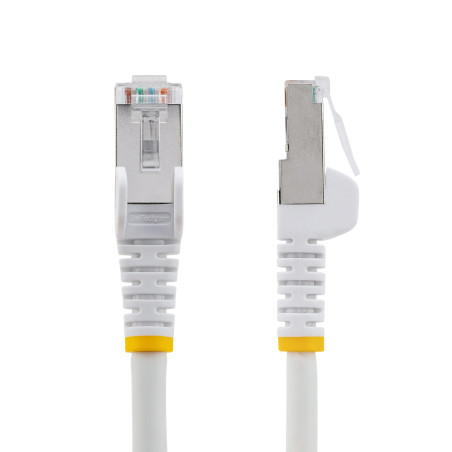 StarTech.com NLWH-1M-CAT6A-PATCH Cable de 1m de Red Ethernet CAT6a - Blanco - Low Smoke Zero Halogen (LSZH) - 10GbE - 500MHz -