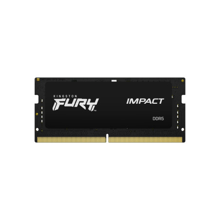 Kingston Technology KF548S38IB-32 FURY 32 GB 4800 MT/s DDR5 CL38 SODIMM Impact, 32 GB, 1 x 32 GB, 262-pin SO-DIMM