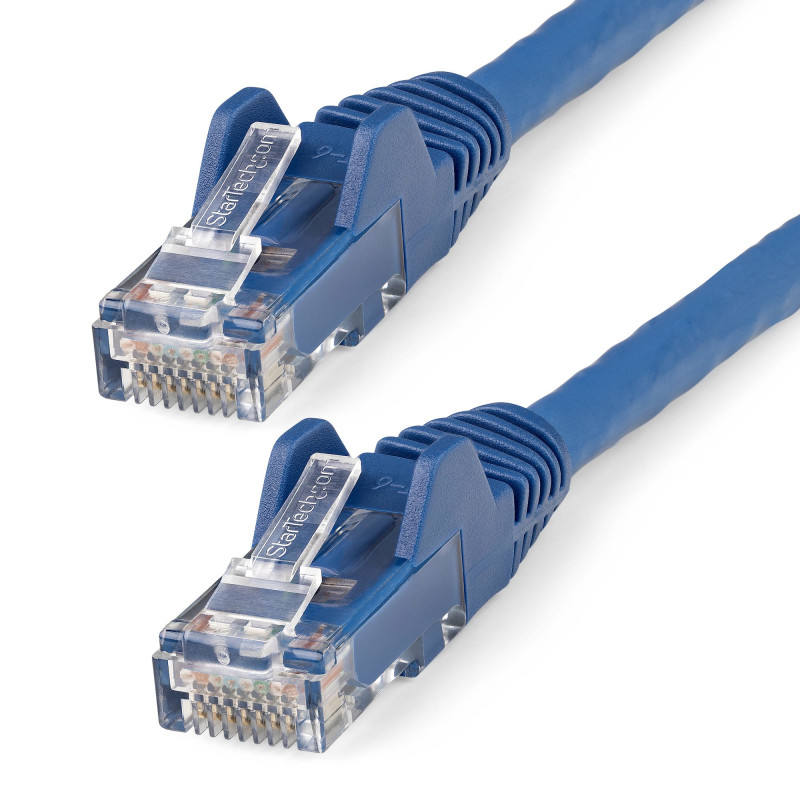 StarTech.com N6LPATCH3MBL Cable Ethernet CAT6 de 3m - LSZH - Cable de Red de 10 Gigabits de 650MHz y PoE de 100W UTP sin
