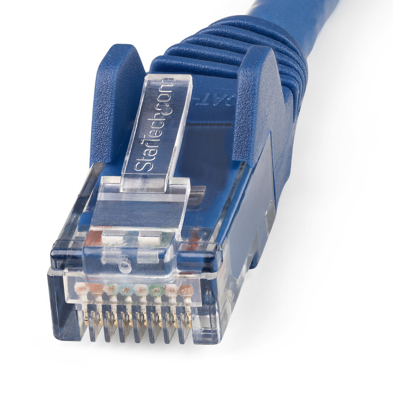 StarTech.com N6LPATCH3MBL Cable Ethernet CAT6 de 3m - LSZH - Cable de Red de 10 Gigabits de 650MHz y PoE de 100W UTP sin