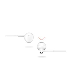 Eightt EAUR-XI EAUR-XI, Alámbrico, Llamadas/Música, 18 - 20000 Hz, Auriculares, Blanco 2