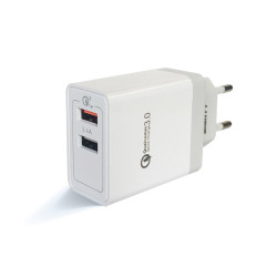 Eightt EQC2V2 EQC2V2, Interior, Corriente alterna, 12 V, 2,4 A, Gris, Blanco