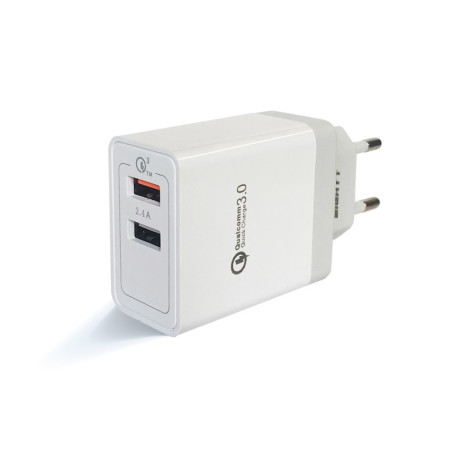 Eightt EQC2V2 EQC2V2, Interior, Corriente alterna, 12 V, 2,4 A, Gris, Blanco