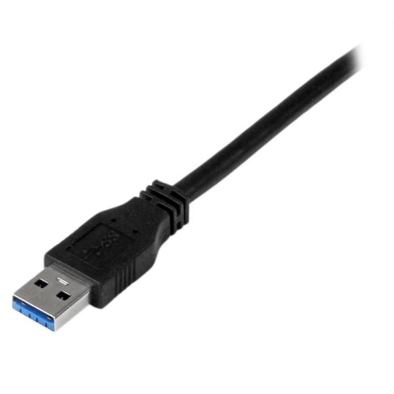 StarTech.com USB3CAB1M Cable Certificado 1m USB 3.0 Super Speed USB B Macho a USB A Macho Adaptador para Impresora - Negro, 1