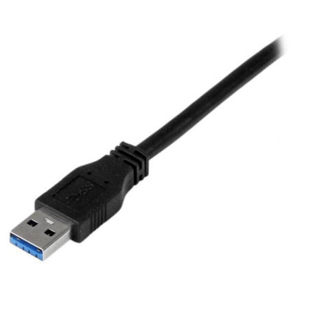 StarTech.com USB3CAB1M Cable Certificado 1m USB 3.0 Super Speed USB B Macho a USB A Macho Adaptador para Impresora - Negro, 1