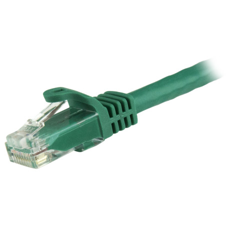 StarTech.com N6PATC3MGN Cable de 3m Verde de Red Gigabit Cat6 Ethernet RJ45 sin Enganche - Snagless, 3 m, Cat6, U/UTP (UTP),