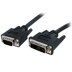 StarTech.com DVIVGAMM2M Cable de 2m de DVI-A a VGA Macho a Macho - Analógico Análogo Adaptador de Monitor Pantalla, 2 m,