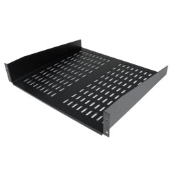 StarTech.com CABSHELFV Estante Bandeja Ventilado Cantilever para Armario Rack de Servidores 2U Profundidad Fija - 22kg,