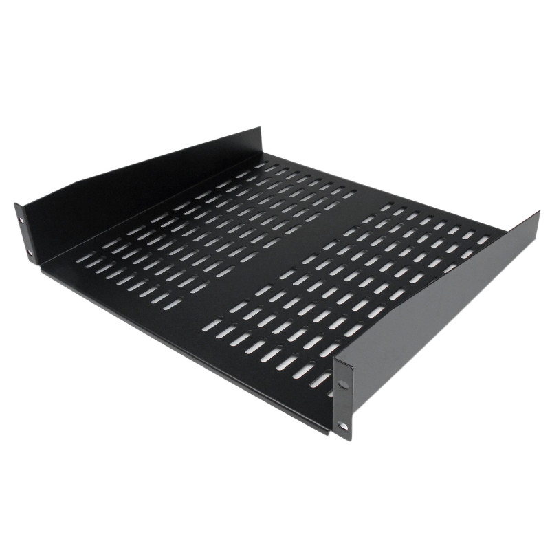 StarTech.com CABSHELFV Estante Bandeja Ventilado Cantilever para Armario Rack de Servidores 2U Profundidad Fija - 22kg,