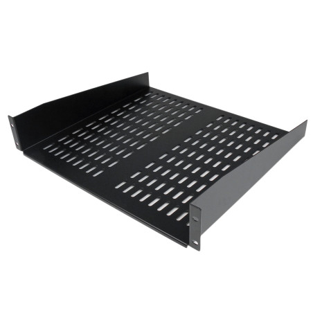 StarTech.com CABSHELFV Estante Bandeja Ventilado Cantilever para Armario Rack de Servidores 2U Profundidad Fija - 22kg,