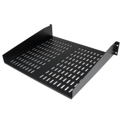 StarTech.com CABSHELFV Estante Bandeja Ventilado Cantilever para Armario Rack de Servidores 2U Profundidad Fija - 22kg, 2