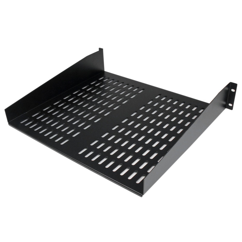 StarTech.com CABSHELFV Estante Bandeja Ventilado Cantilever para Armario Rack de Servidores 2U Profundidad Fija - 22kg,