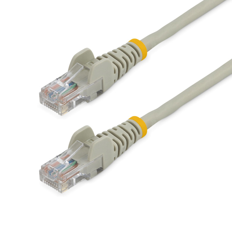 StarTech.com 45PAT7MGR Cable de Red de 7m Gris Cat5e Ethernet RJ45 sin Enganches, 7 m, Cat5e, U/UTP (UTP), RJ-45, RJ-45, Gris