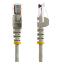 StarTech.com 45PAT7MGR Cable de Red de 7m Gris Cat5e Ethernet RJ45 sin Enganches, 7 m, Cat5e, U/UTP (UTP), RJ-45, RJ-45, Gris 2